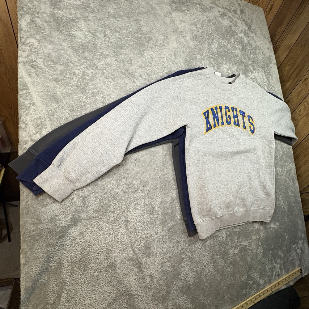 MIXED LOT OF 3 Men's M Sports Crewneck Sweatshirts SEE DESCRIPTION - Picture 2 of 7